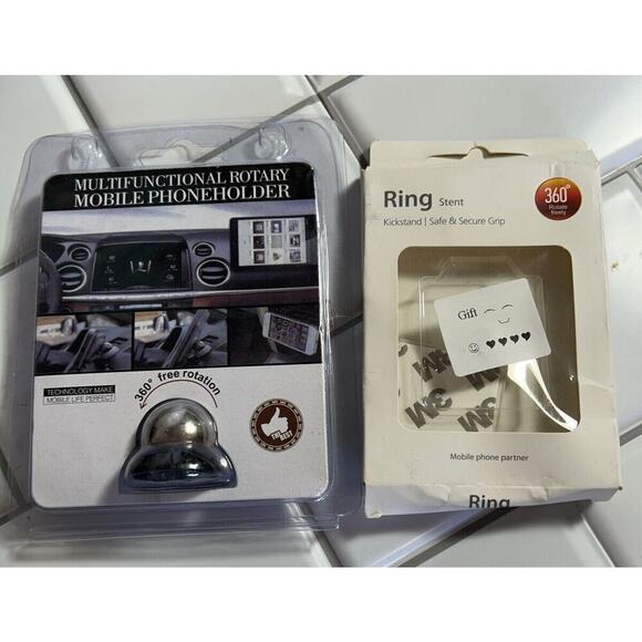 Cell Phone Accessories Multifunctional Rotary Phone Holder And Ring Kickstand - Picture 1 of 5